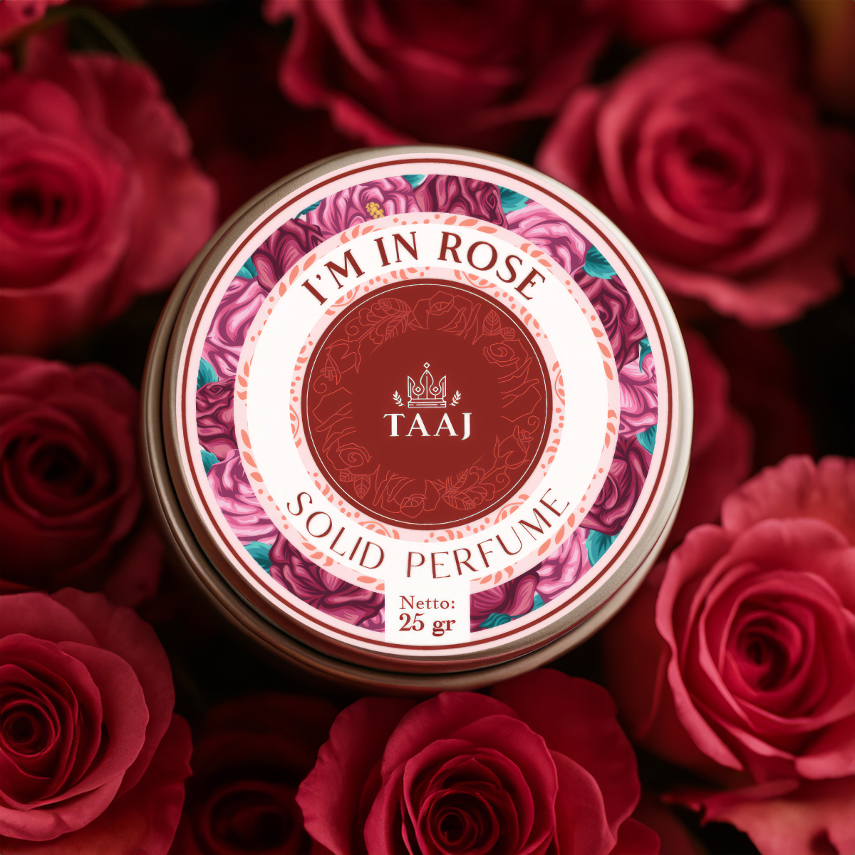 Solid Perfume I am in Rose